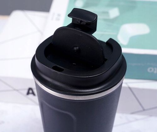 Kubek COFFEE termiczny termos kawę szczelny 510ML  C45_Granatowy na Arena.pl