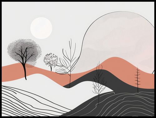 Plakat 100x75cm Półcień Widoku na Arena.pl