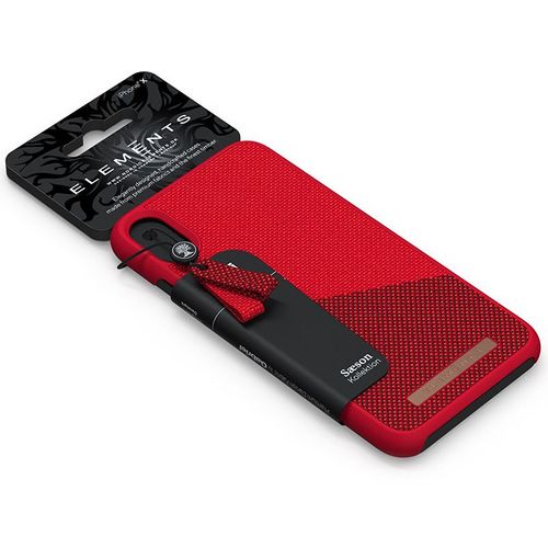 Nordic Elements Saeson Freja - Materiałowe etui iPhone 8 Plus / 7 Plus / 6s Plus / 6 Plus (Red) na Arena.pl