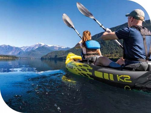 Kajak 2os. Explorer K2 Intex 68307 Pompka Wiosla MODEL 2024 na Arena.pl