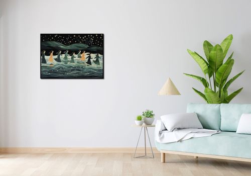 Plakat 84x59,5cm Nocna Procesja na Arena.pl