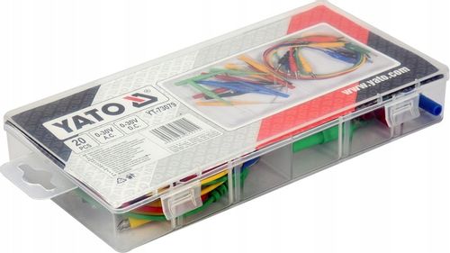 KOŃCÓWKI SONDY POMIAROWE DO MULTIMETRÓW 20 ELEM na Arena.pl