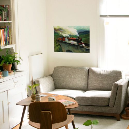 Harry Potter Hogwarts Express Landscape - obraz na płótnie 80x60 cm na Arena.pl