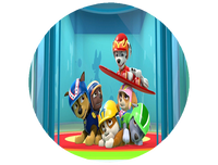 Opłatek na tort Psi Patrol