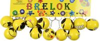 brelok 12szt. piłka buźka
