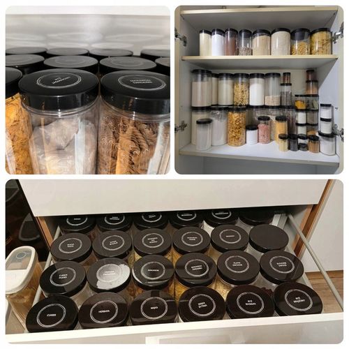 Pojemniki Kuchenne 1.5L 12 szt. – Słoiki PET na Żywność Makaron Przyprawy na Arena.pl