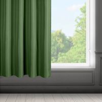 Zasłona gotowa na taśmie RITA 140x175 ciemnozielona