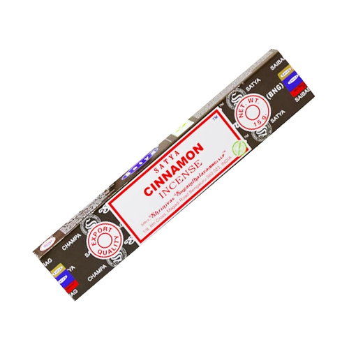 Naturalne kadzidełka o zapachu cynamonu Cinnamon Incense Satya 15g na Arena.pl