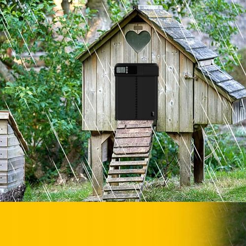 AUTOMATYCZNE DRZWI DO KURNIKA OTWIERANIE DRZWI Z TIMEREM METALOWE CZUJNIK na Arena.pl