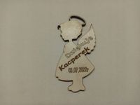 Podziękowanie Chrzest - Chrzciny - Magnes 10 szt