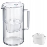 DZBANEK FILTRUJĄCY AQUAPHOR GLASS 2,5L SZKLANY BIAŁY +1 FILTR