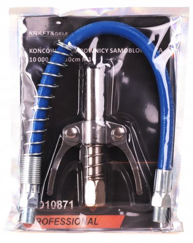 Końcówka smarownicy m10 do kalamitek samoblokująca wężyk 30 cm KD10871 na Arena.pl