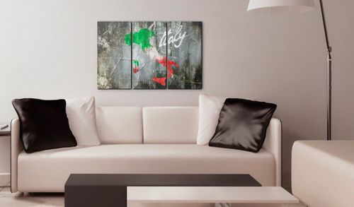 Obraz - Artystyczna mapa Włoch - tryptyk Rozmiar - 90x60 na Arena.pl