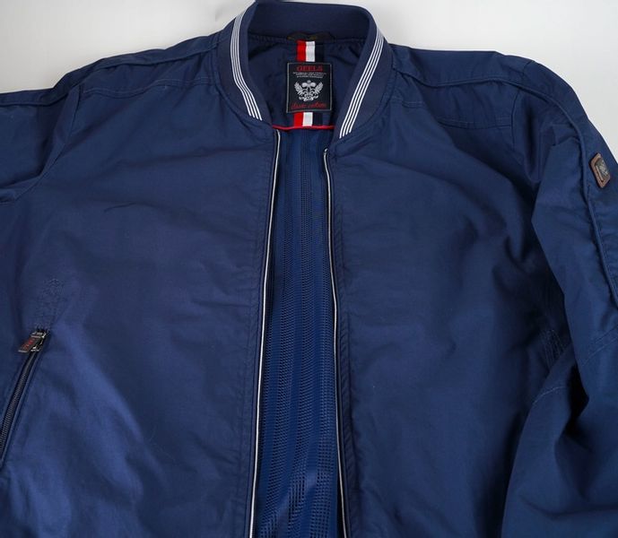 Męska kurtka przejściowa bomberka bez kaptura czerwony WX052 _XL zdjęcie 3