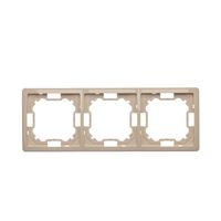 Basic Ramka na 3-moduły BMR3/12 beżowy SIMON
