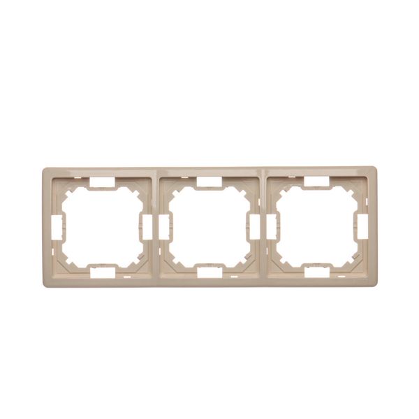 Basic Ramka na 3-moduły BMR3/12 beżowy SIMON zdjęcie 1