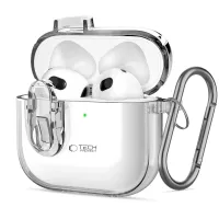Etui Tech-Protect Slim Hook na AirPods 4 - przezroczyste