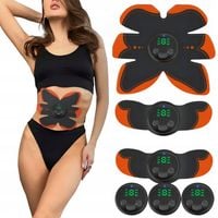 MASAŻER ELEKTROSTYMULATOR SZYI KARKU MIĘŚNI BRZUCHA EMS PAS WYSZCZUPLAJĄCY