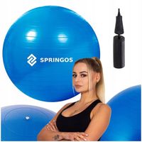 PIŁKA REHABILITACYJNA GMINASTYCZNA 85 cm JOGA FITNESS + POMPKA BALL DUŻA
