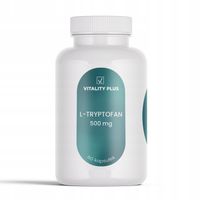 L-tryptofan 500 mg 60 kapsułek - Stres Sen Depresja Poprawa nastroju