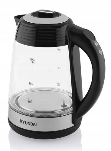 CZAJNIK ELEKTRYCZNY HYUNDAI BEZPRZEWODOWY SZKLANY na Arena.pl