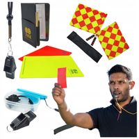 SĘDZIOWSKI ZESTAW dla Sędziego PIŁKA NOŻNA PREZENT DZIECKA URODZINY