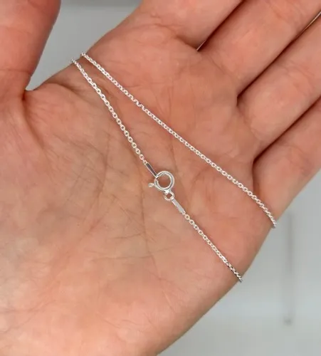 Łańcuszek srebrny simple 50 cm SREBRO 925 DAMSKI delikatny na Arena.pl