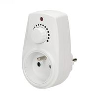 ściemniacz z gniazdem 2p+z max 280w - on-ae-13114