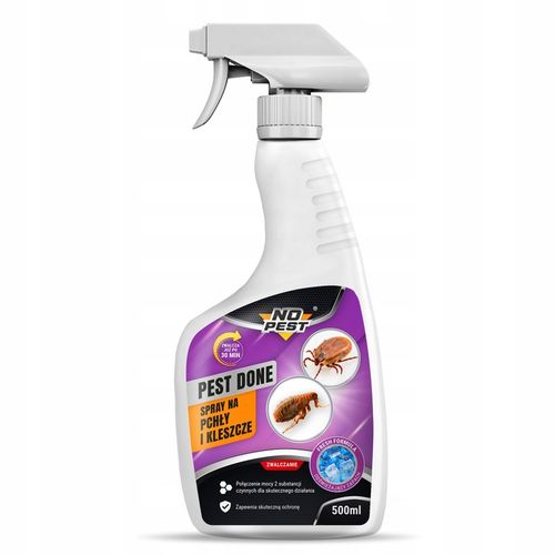 SPRAY ŚRODEK PREPARAT AEROZOL NA PCHŁY CYPERMETRYNA NO PEST PEST DONE na Arena.pl