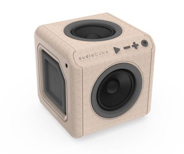 Przenośmy głośnik allocacoc audioCube Portable Wood Edition bluetooth do 12h odtwarzania