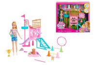 Barbie Plac zabaw pieskow+lalka Stacie HRM10 /4