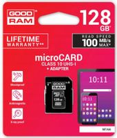 Goodram Microsdhc 128Gb Cl10 Uhs I + Adapter