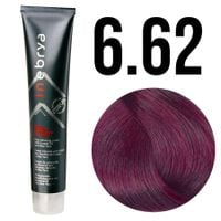 Inebrya farba do włosów, koloryzacja trwała, 100 ml 6/62 ciemny blond czerwony fiolet