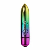 rocks-off ro-80mm 7-speed rainbow - kompaktowy model wodoodporny