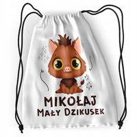 Plecak Sportowy Szkolny Dla Mikołaja Syna Dziecka Z Nadrukiem Ze Zdjęciem