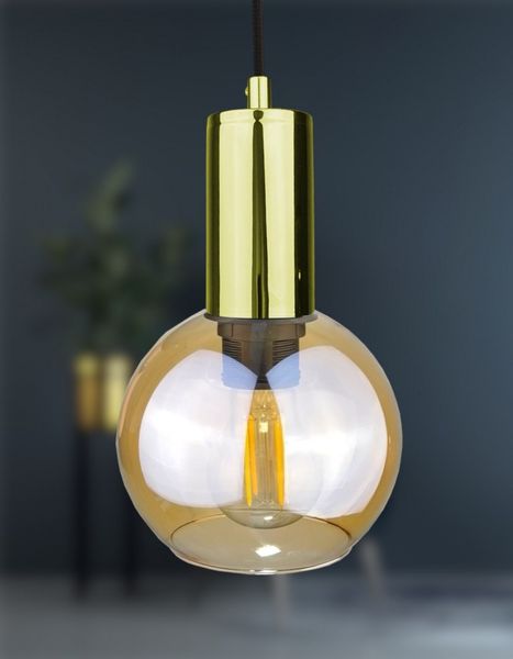 Lampa wisząca 3xE27 JANTAR GOLD zdjęcie 3