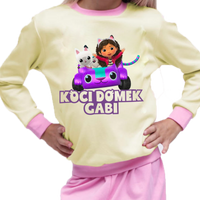 Piżama dziecięca Koci Domek