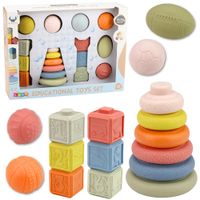 DLA DZIECI ZABAWKI SENSORYCZNE KLOCKI