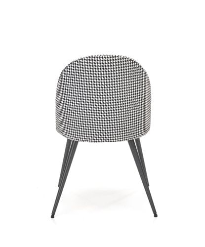 Krzesło Malva pepitka czare/białe na Arena.pl