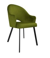 Krzesło Velvet noga czarna PROFIL BL75