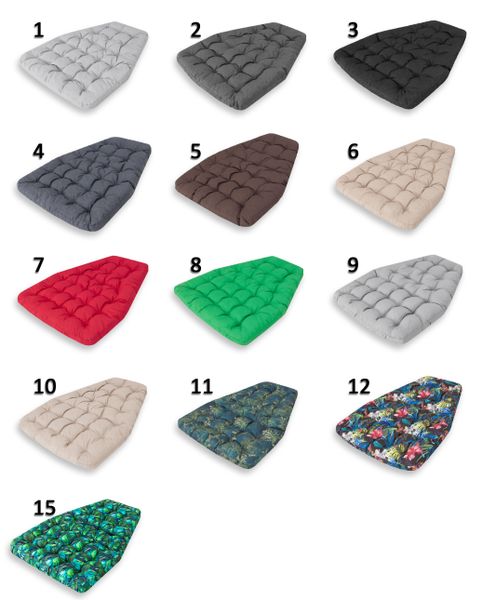 Poduszka GEORGE na fotel wiszący typu KOKON, huśtawkę ogrodową 120x100 zdjęcie 11