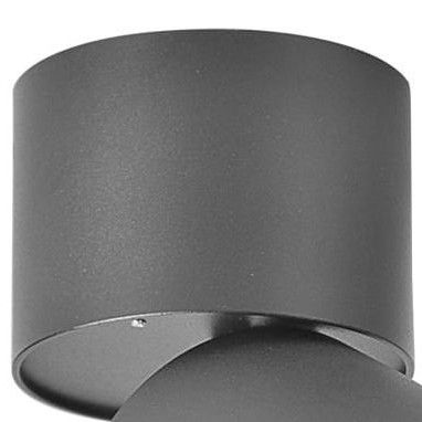 Kuchenny spot salonowy ASTRA 314079 ruchoma tuba sufitowa czarna zdjęcie 3