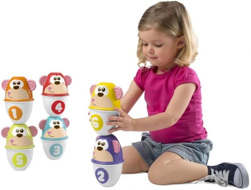 CHICCO Kolorowe Kręgle Monkey Strike na Arena.pl