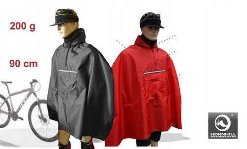 Rowerowa PRZECIWDESZCZOWA PELERYNA Hornhill B-RAIN z odblaskami na Arena.pl
