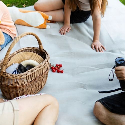 Koc piknikowy plażowy kemping biwak mata izolacja ALU Meteor L 190 x 150 cm na Arena.pl