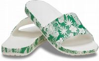 Damskie Lekkie Buty Klapki Crocs Kadee Graphic 210159 Slide 39-40