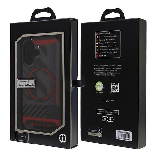 Etui Audi do iPhone 16, Czarny, MagSafe na Arena.pl