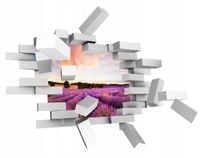 Naklejka samoprzylepna efekt 3D lawenda fioletowe