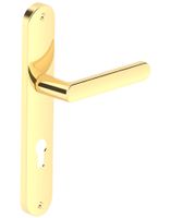 KLAMKA DRZWIOWA LUNA 72 mm NA WKŁADKĘ ZŁOTA