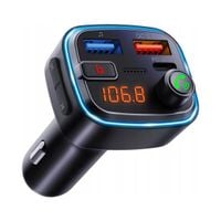 TRANSMITER FM BLUETOOTH 5.3 QC 3.0 PD30W MOCNY BASS ŁADOWARKA MIKROFON